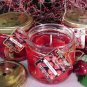 Black Cherry Scented Gel Wax Candle in Preserve Jar 10 Oz.
