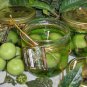 Green Tomatoes Scented Gel Wax Candle in Preserve Jar 10 Oz.