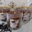 Fresh Brewed Coffee Scented Candle in Glass Coffee Mug 10 Oz