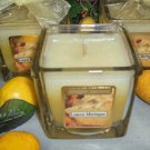 Lemon Meringue Scented Square Jar Candle 10 Oz
