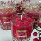 Raspberry Scented Tumbler Gel Candle 11oz