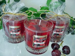 Black Cherry Scented Tumbler Gel Candle 11oz