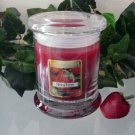 Strawberry Scented 13 oz Status Rock Jar Wax Candle