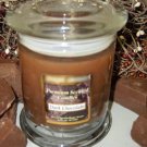 Dark Chocolate Scented Apothecary Glass Jar Wax Candle 9.5 Oz.