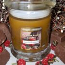 Chocolate Raspberry Scented 13 oz Status Rock Jar Wax Candle