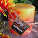 Sunflower Scented Round Pillar Candle 13 Oz.