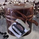 Cafe Mocha Coffee Scented Round Pillar Candle 13 Oz.