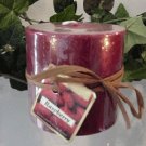 Raspberry Scented Round Pillar Candle 13 Oz.