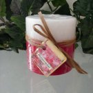 Peppermint Scented Round Pillar Candle 13 Oz.