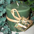 Eucalyptus Herbal Scented Round Pillar Candle 13 Oz.