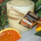 Evergreen Citrus Scented Round Pillar Candle 13 Oz.