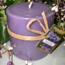 Sweet Pea Scented Round Pillar Candle 13 Oz.