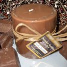Dark Chocolate Scented Round Pillar Candle 13 Oz.