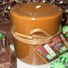 Chocolate Mint Scented Round Pillar Candle 13 Oz.