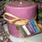 Lavender Herbal Scented Round Pillar Candle 13 Oz.