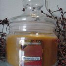 Pumpkin Pie Scented Apothecary Glass Jar Wax Candle 16 Oz.