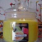 Melon Delight Scented Apothecary Glass Jar Wax Candle 16 Oz.
