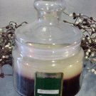 Mulberry/Vanilla Coffee Scented Apothecary Glass Jar Wax Candle 16 Oz.