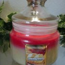 Strawberry Cheesecake Scented Apothecary Glass Jar Wax Candle 16 Oz.