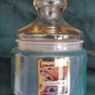 Blueberry Muffin Scented Apothecary Glass Jar Wax Candle 16 Oz.