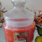 Orange Vanilla Scented Apothecary Glass Jar Wax Candle 16 Oz.