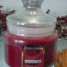 Cinnamon Cider Scented Apothecary Glass Jar Wax Candle 16 Oz.