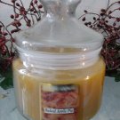 Baked Apple Pie Scented Apothecary Glass Jar Wax Candle 16 Oz.