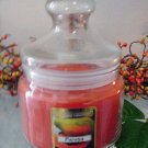 Papaya Scented Apothecary Glass Jar Wax Candle 16 Oz.
