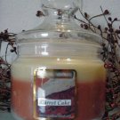 Carrot Cake Scented Apothecary Glass Jar Wax Candle 16 Oz.