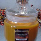 Serenity Aromatherapy Scented Apothecary Glass Jar Wax Candle 16 Oz.