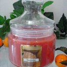 Tangerine Scented Apothecary Glass Jar Wax Candle 16 Oz.