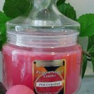 Pink Grapefruit Scented Apothecary Glass Jar Wax Candle 16 Oz.