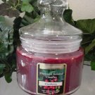 Cranberry Scented Apothecary Glass Jar Wax Candle 16 Oz.