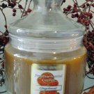 Gingerbread Scented Apothecary Glass Jar Wax Candle 16 Oz.