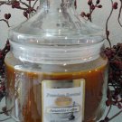 Amaretto Coffee Scented Apothecary Glass Jar Wax Candle 16 Oz.