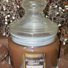 Chocolate Mint Scented Wax Candle in Apothecary Glass Jar 16 Oz.