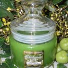 Green Tomato Scented Wax Candle in Apothecary Glass Jar 16 Oz.