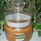 Sandalwood Scented Apothecary Glass Jar Wax Candle 9.5 Oz.