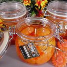 Sunflower Scented Glass Gel Floral Preserve Jar Candle 16 Oz.