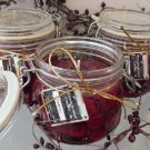 Mulberry Scented Glass Gel Preserve Jar Candle 16 Oz.