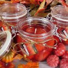 Pumpkin Spice Scented Glass Gel Bakery Preserve Jar Candle 16 Oz.
