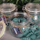 Relaxation Scented Glass Gel Aromatherapy Preserve Jar Candle 16 Oz.