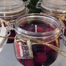 Mixed Berry Scented Glass Gel Preserve Jar Candle 16 Oz.
