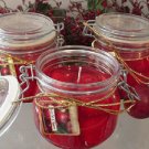 Apple Cider Scented Glass Gel Bakery Preserve Jar Candle 16 Oz.