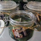 Pear Glaze Scented Glass Gel Preserve Jar Candle 16 Oz.