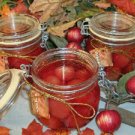 Baked Apple Pie Scented Glass Gel Bakery Preserve Jar Candle 16 Oz.