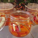Mango Scented Glass Gel Preserve Jar Candle 16 Oz.