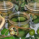 Lime Scented Glass Gel Citrus Preserve Jar Candle 16 Oz.