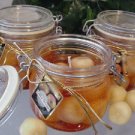 Golden Delicious Apple Scented Glass Gel Preserve Jar Candle 16 Oz.