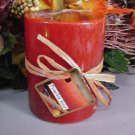 Pumpkin Spice Holiday Scented Round Pillar Candle 23 Oz.